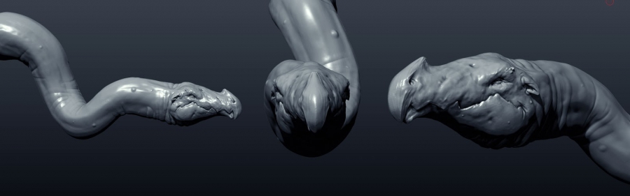 Speed sculp Dragon von Pawel Mielniczuk, Character Art Director bei CD Projekt RED https://www.artstation.com/artwork/rOQRL